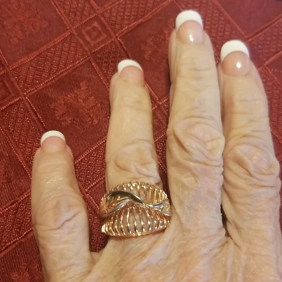 JTV Timna Collection Jewelry Sz Copper Ladies Ring Ring Is